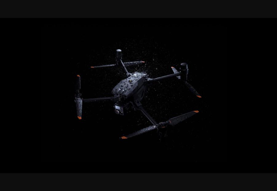 DJI Matrice 30T en vol dans des conditions difficiles