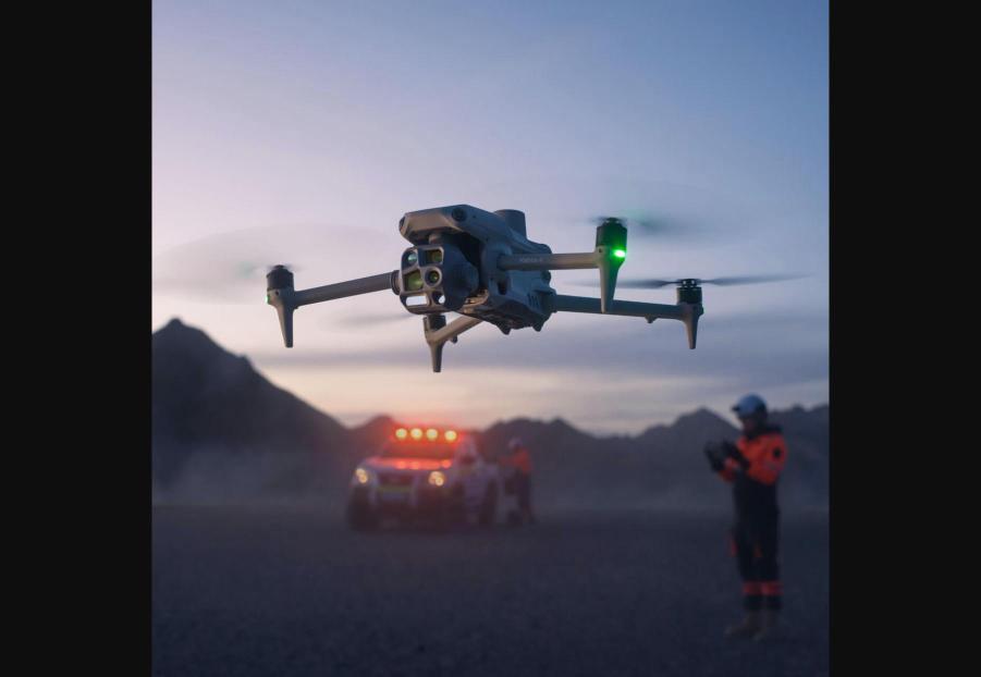 DJI Matrice 4T en intervention - opération de secours nocturne