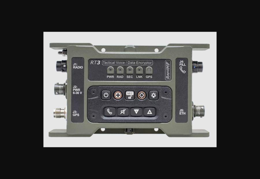 RT3 Tactical Voice & Data Encryptor - RapidM